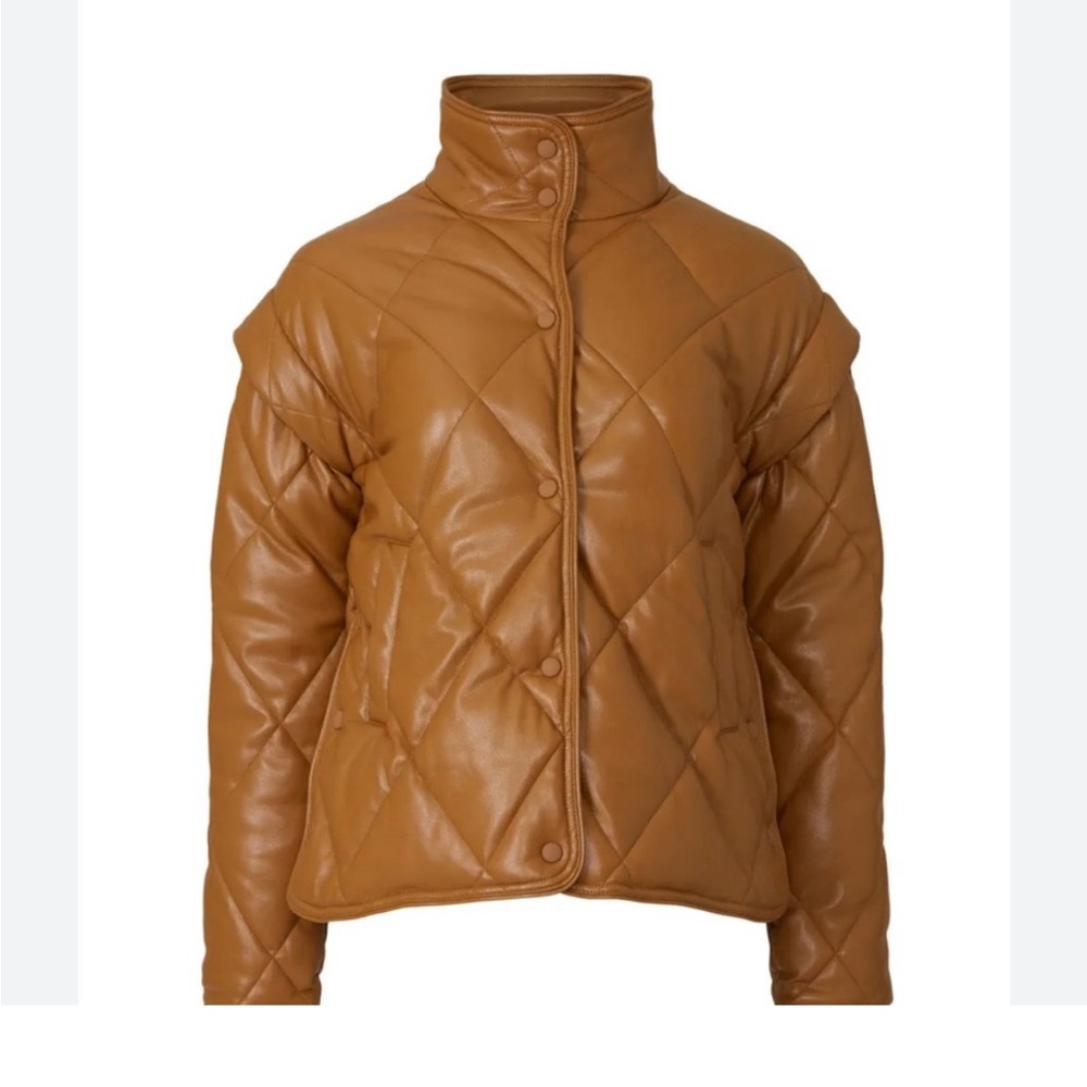 Apparis Faux Leather Liliane Jacket, Size: S - Picture 5 of 10